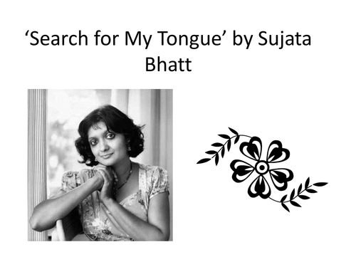 Poetry Analysis: Search for my Tongue
