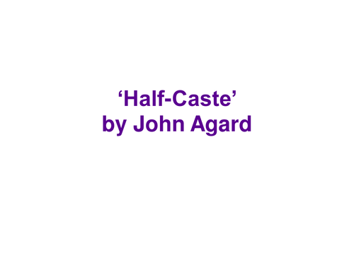 Half-Caste