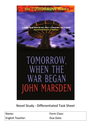 'Tomorrow, When the War Began' by John Marsden by ritski ...