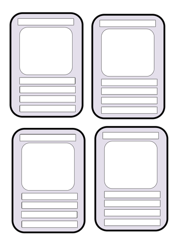 Top Trumps Template Free Free Templates Printable