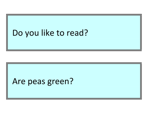 Long e phoneme silly sentences
