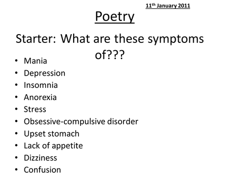 Sophie Hannah Symptoms