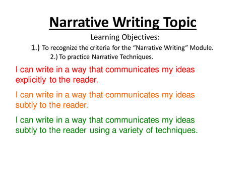 narrative introduction