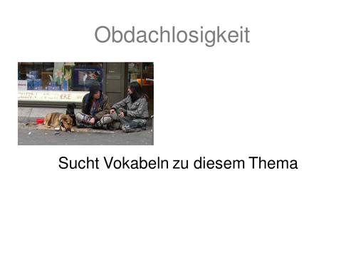 Obdachlosigkeit in Hamburg