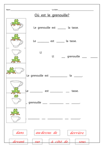 Où est la grenouille?