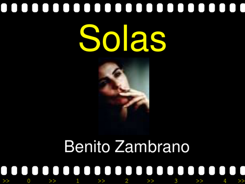 Solas- Benito Zambrano