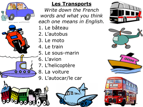 Transport & time intro & game