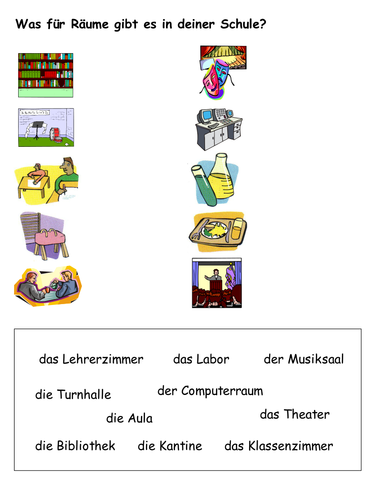 Meine Schule - describing a school