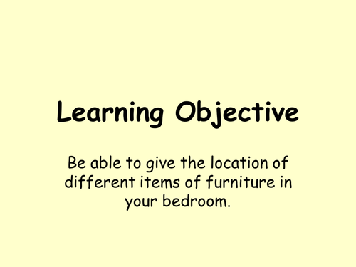 In meinem Schlafzimmer - use of prepositions
