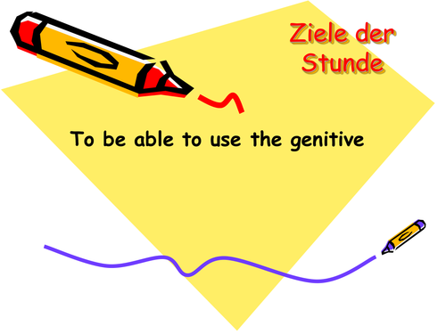 German: The Genitive