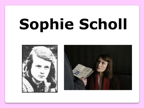 Quiz on Sophie Scholl