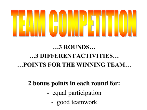 Numbers team challenges