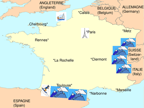 Maps for weather forecasts