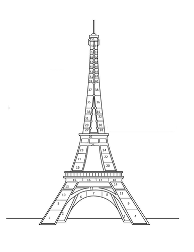Eiffel Tower points sheet