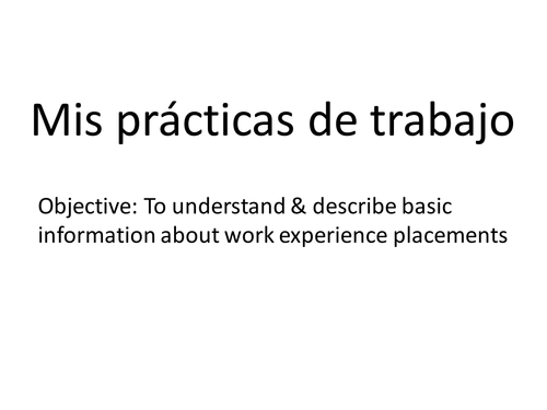 MIs practicas de trabajo