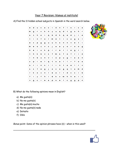 Vamos al Instituto Revision