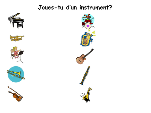 Joues-tu d'un instrument?