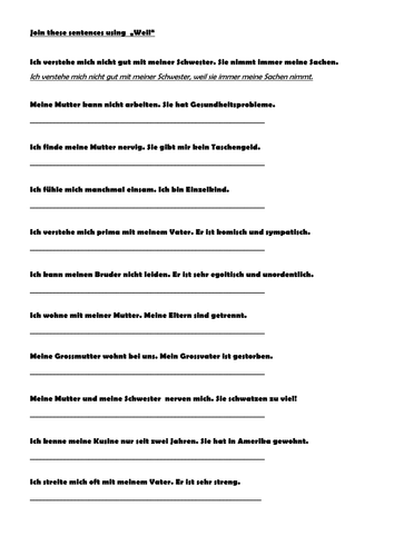 Family and relationships with weil