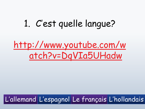 Countries; languages and nationalities quiz