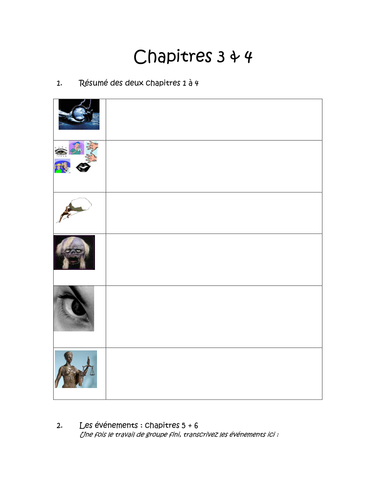 Camus L'etranger handout