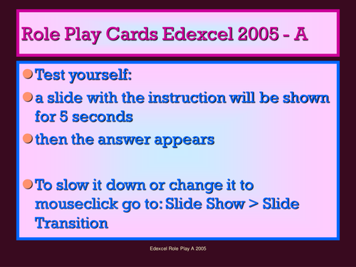 Role Play Practice German