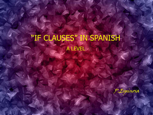 if-clauses-in-spanish-teaching-resources