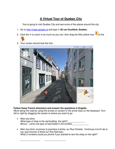 Virtual tour of Quebec City