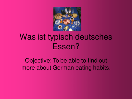 Was ist typisch deutsches Essen?