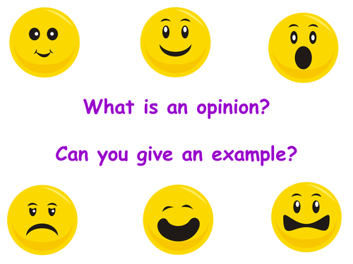 Giving Opinions lesson