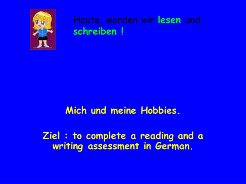 Myself ( German reading Assessment )