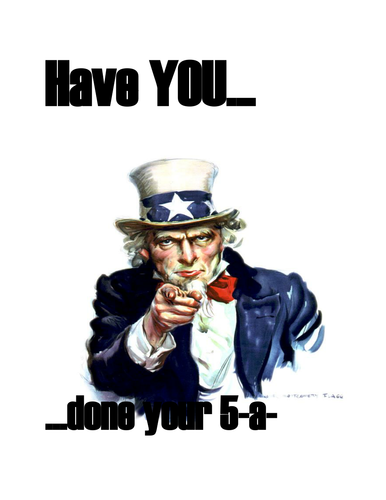 Have you done your 5 a day?