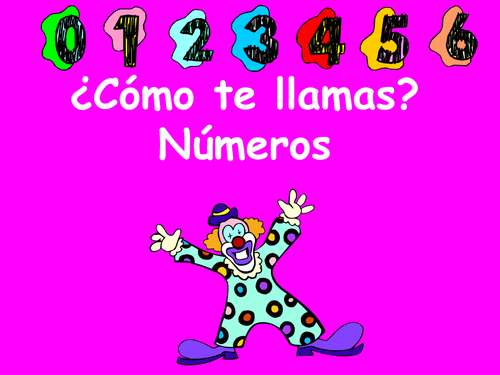 Name and numbers 1-12