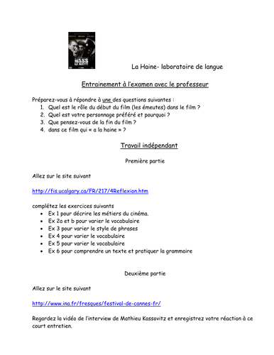 La Haine- Computing/ Language Laboratory