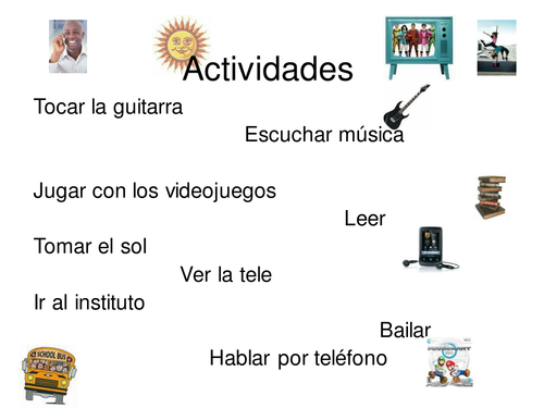 Free time and future tense - Spanish