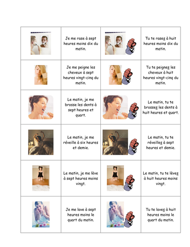Daily Routine Cards