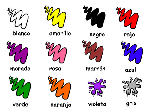 Los animales y los colores