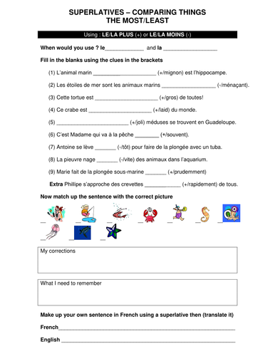 Superlatives in French