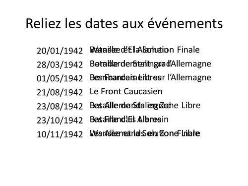 1943 - La seconde guerre mondiale