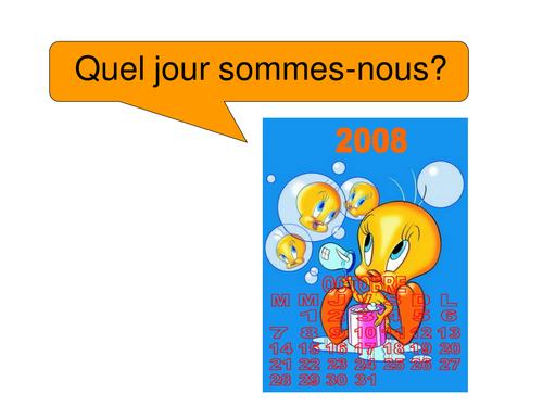 Quel jour sommes-nous?