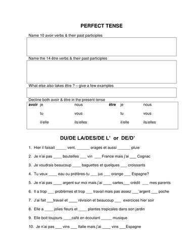 Mixed grammar handout