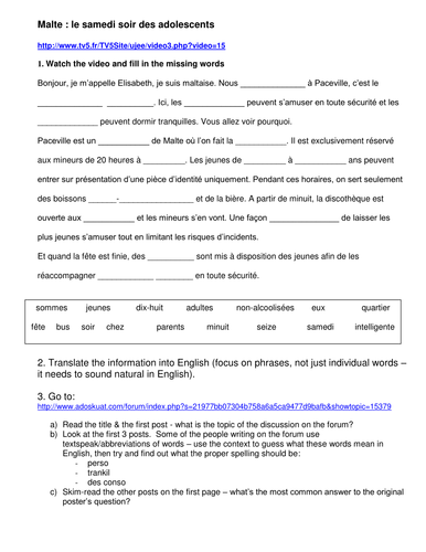 Young people & alcohol