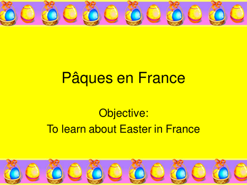 Easter in France