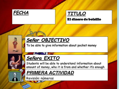 Dinero de bolsillo - pocket money