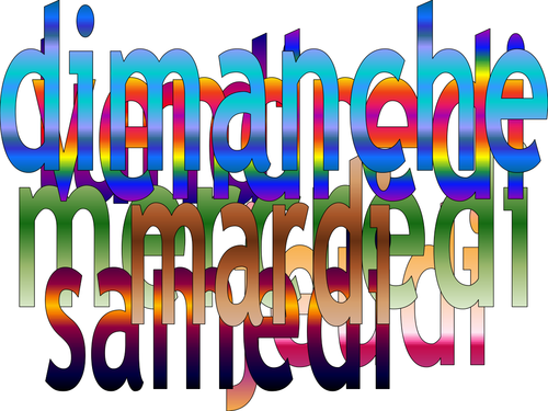 Days and months/Jours et mois