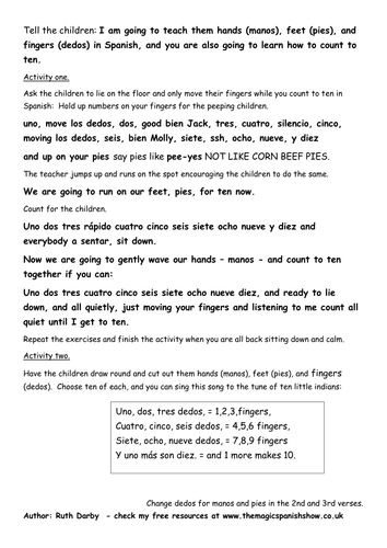 Uno dos tres deditos