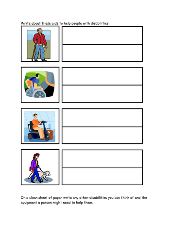 Vocational Worksheets For Students With Disabilities