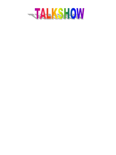 Mock talk show - whole class activity