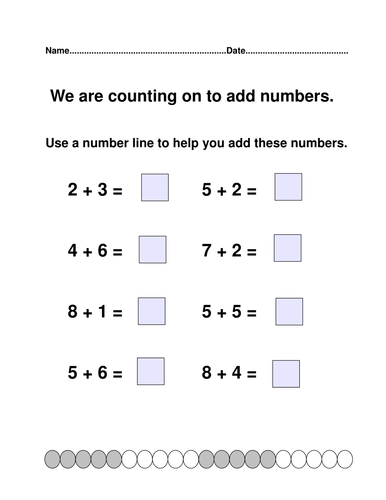 printable addition and subtraction worksheets - pack of 4 maths ...