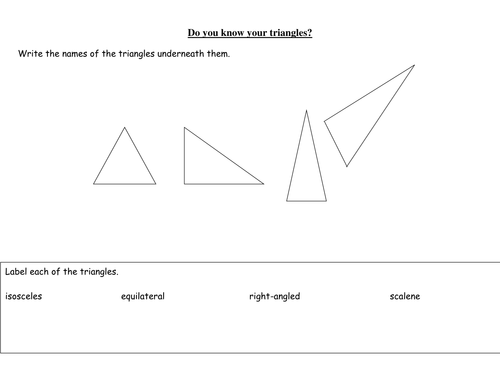 Naming triangles