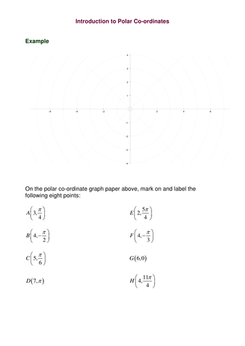 Polar coordinates